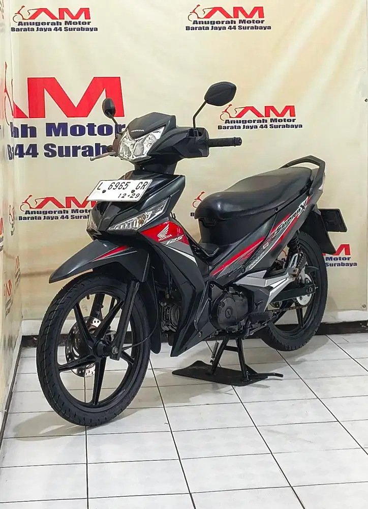 Ready Honda supra x 125 fi Tahun 2019 warna Hitam