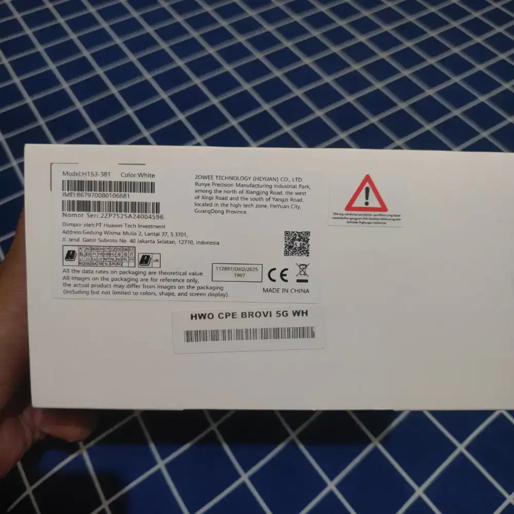 ROUTER HUAWEI 5G CPE 5 H155-381 NEW