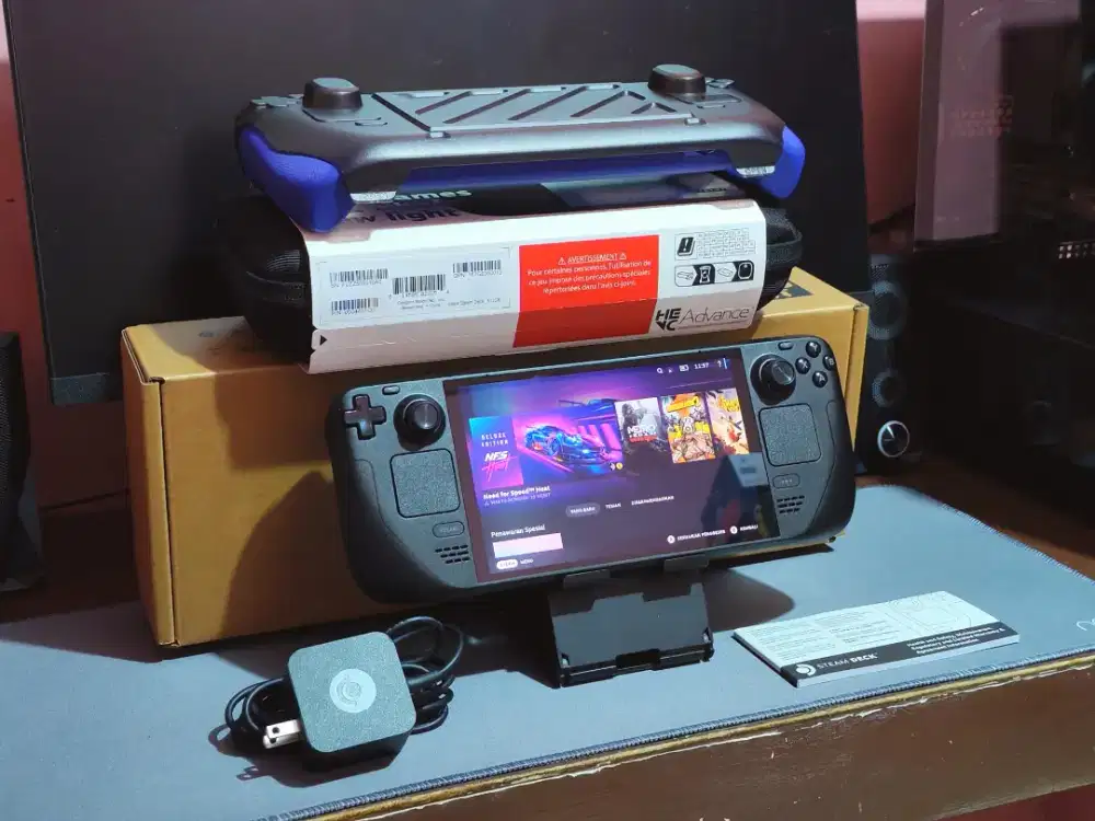 Steam Deck Oled 512gb fullset mulus banyak bonus !!!