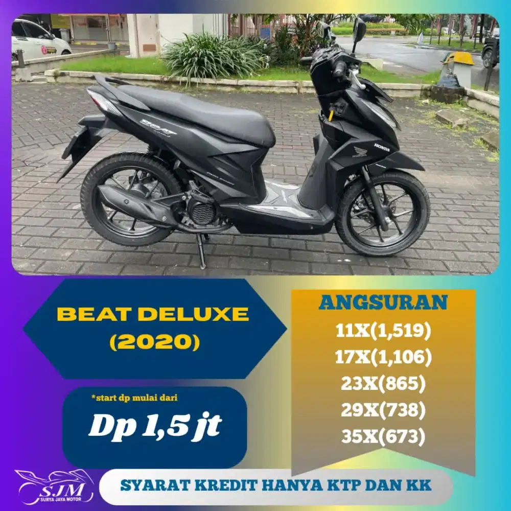 Beat Deluxe 2020 Pajak Hidup