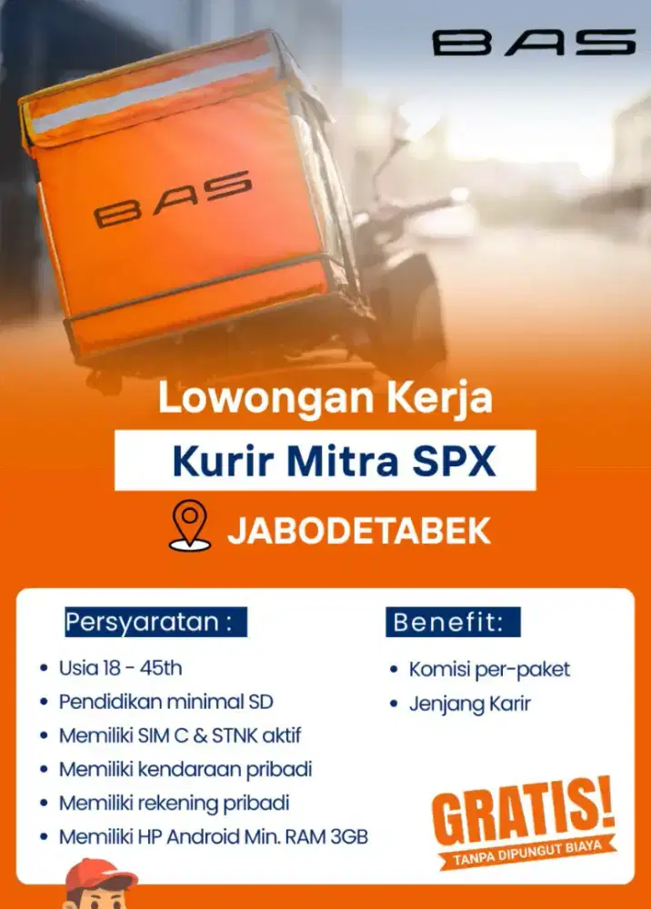 Loker Mitra Kurir Rider Shopee Express