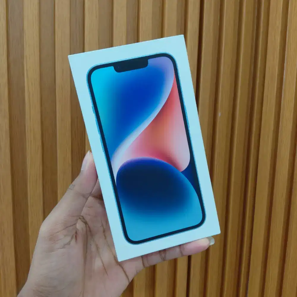 Iphone 14 128gb blue new ibox indonesia jual cepet !!