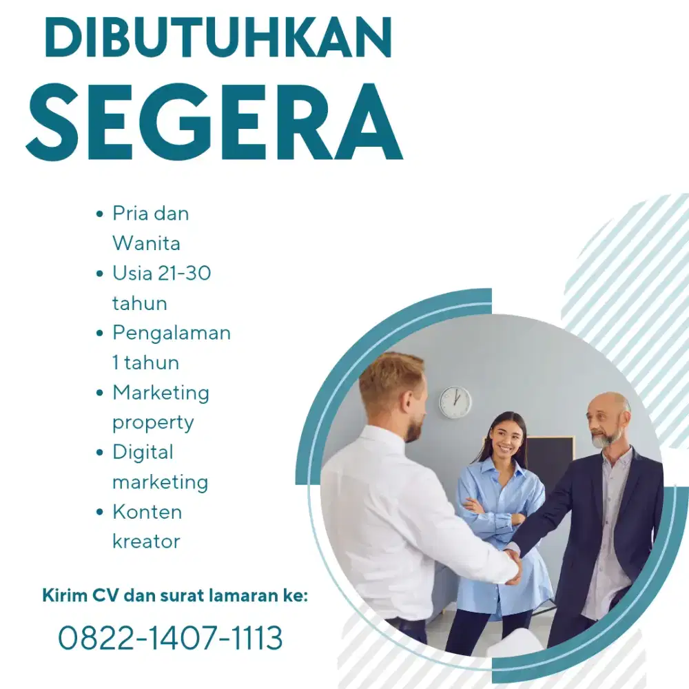 LOKER MARKETING PROPERTI BANDUNG