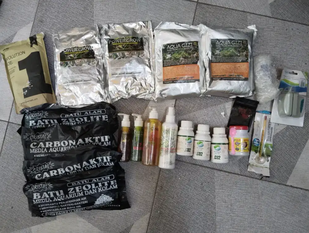 Perlengkapan Aquascape Baru Borongan Murah
