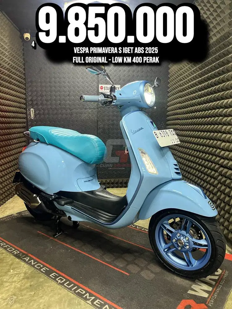VESPA PRIMAVERA S ABS IGET 2025 LOW KM 4XX PERAK FULL ORIGINAL PAJANGA