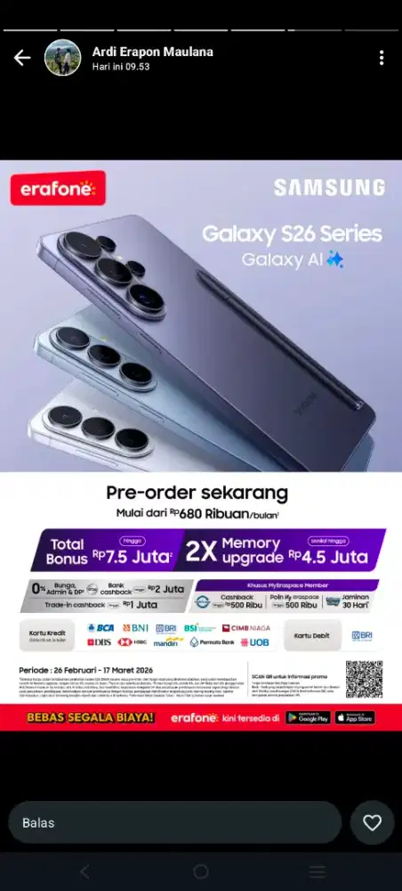 cicilan ringan perhari 15000 pakai home kredit