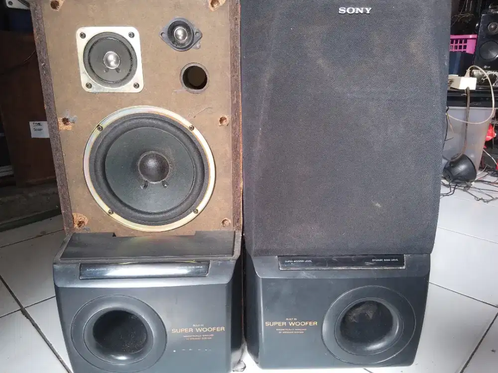 Sony Speaker LBT 555, 6 in Subwoofer & 6 in Main Speaker, full ori