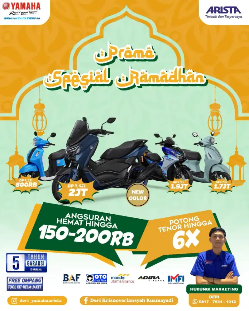 Promo Yamaha Arista
