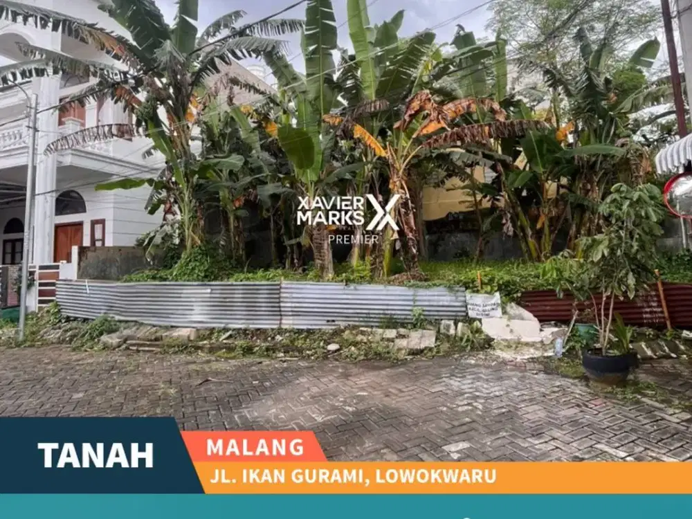 Dijual Tanah Kavling Di Ikan Gurami Lowokwaru Malang Super Strategis