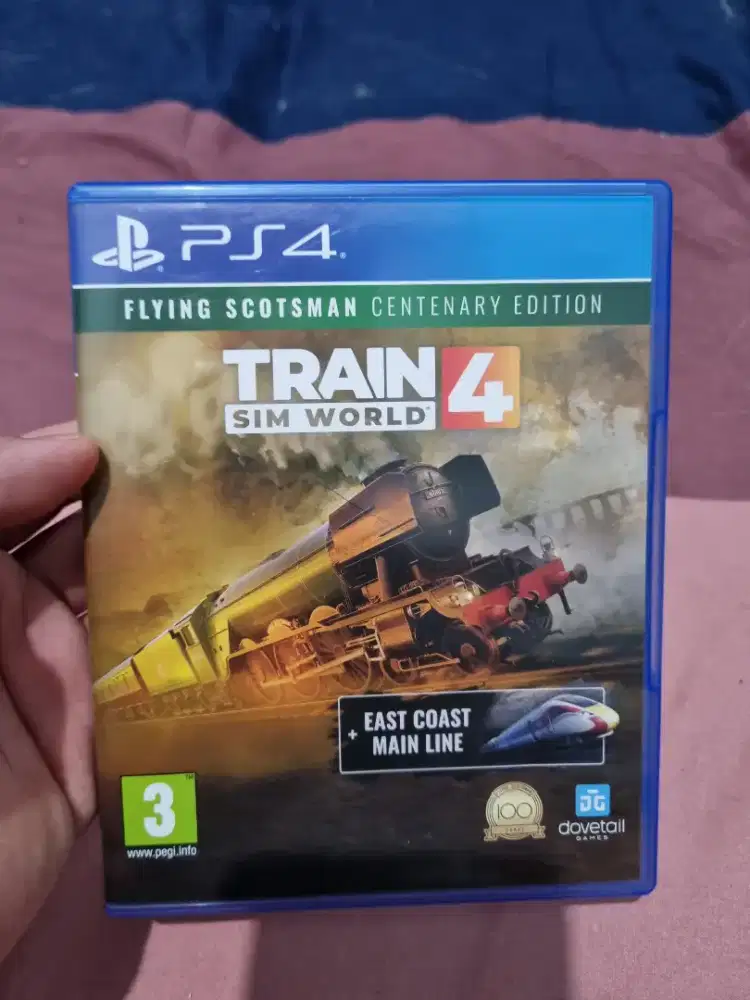 Kaset BD PS4 Train Sim World 4 Flying Scotsman Centenary Edition Ori