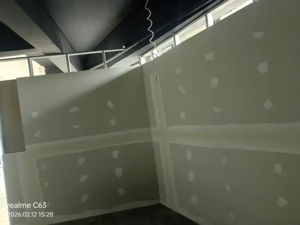 Pemasangan plafond, partisi, pvc Sunda plafond