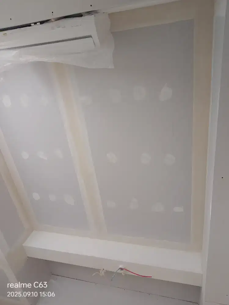 Pemasangan plafond, partisi, pvc Sunda plafond