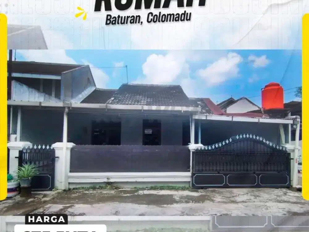 Rumah Siap huni 3kamar dekat RS JIH Solo, Baturan Colomadu KRA