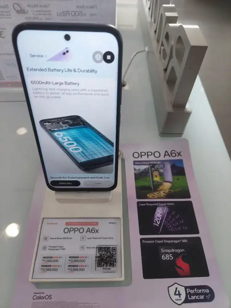 Oppo A6x promo cashback