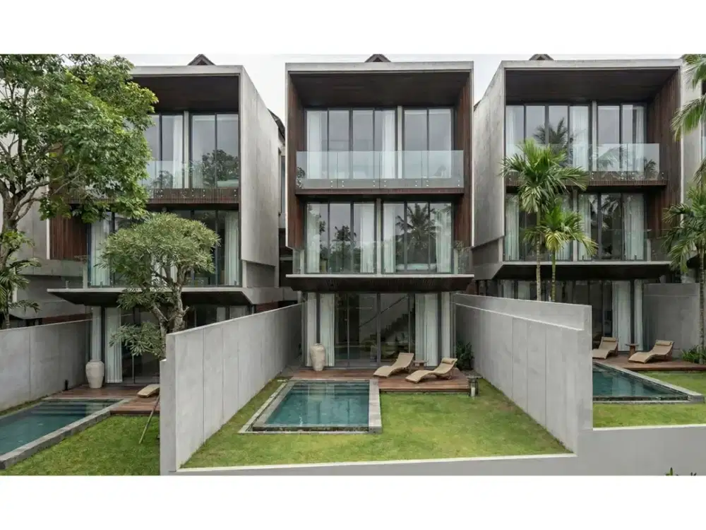 Dijual villa river view dan view sawah abadi dalam komplek Greenlot