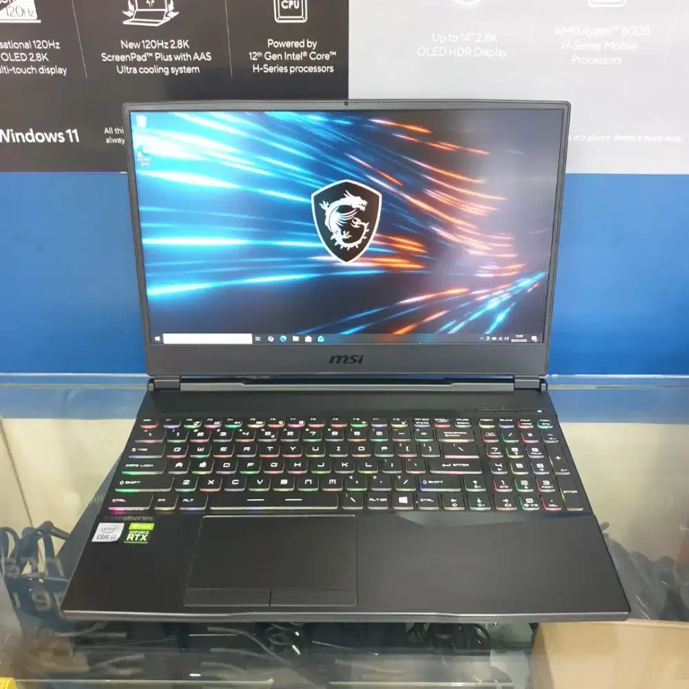 MSI GL65 Leopard 10SFK i7-10750H Ram-16GB SSD-512GB RTX2070-8GB Mulus