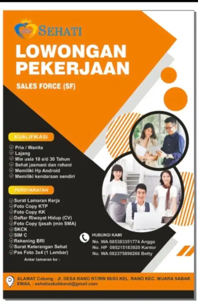 Loker Tenaga Lapangan