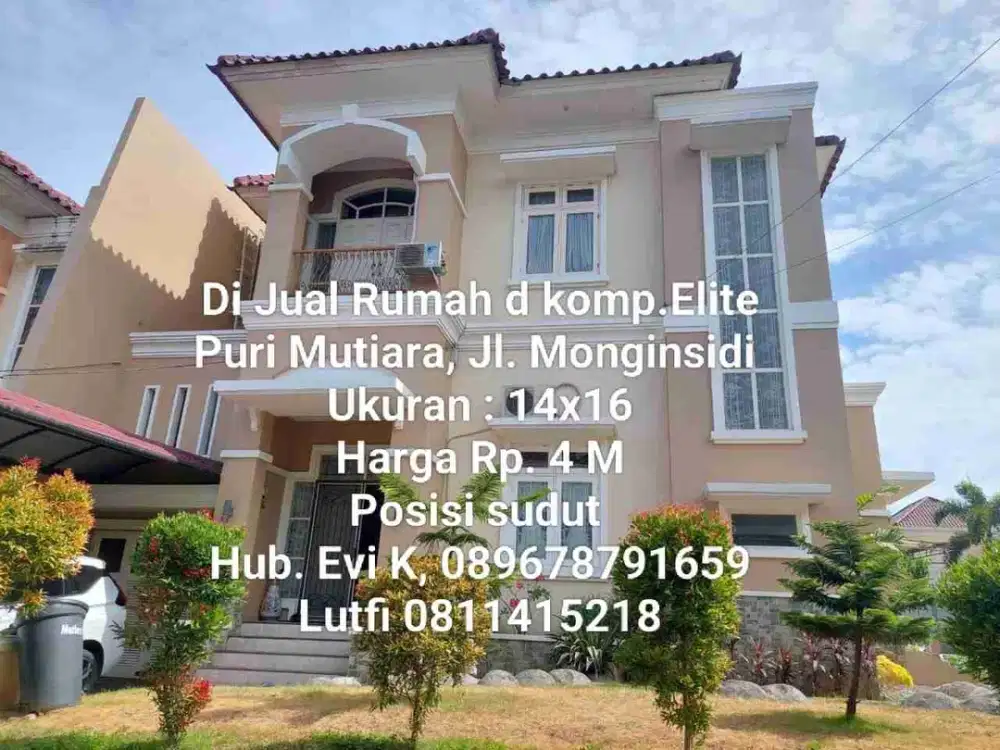 Dijual Rumah 2 Lantai di Perum. Puri Mutiara Makassar