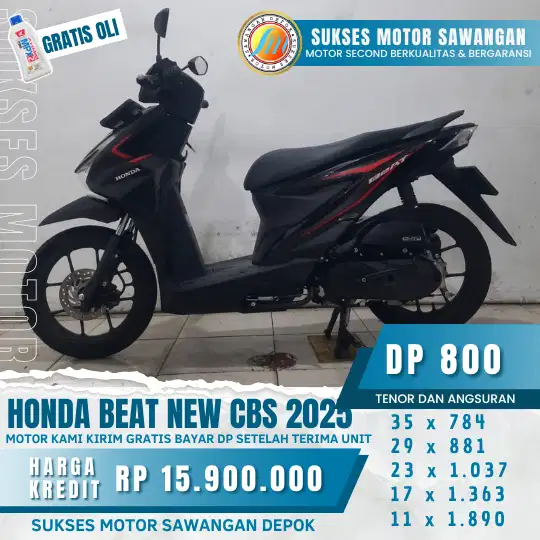 (SUKSES MOTOR) BISMILLAHIROHMANNIROHIM JUAL UNIT CASH ATAU KREDIT GUYS