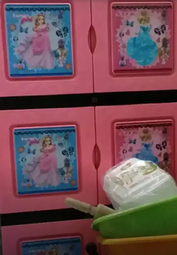 Lemari plastik almari susun empat BS bongkar pasang lemari murah polll