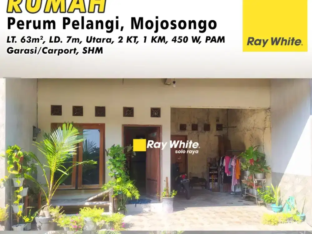 Rumah Cluster 2kamar Siap huni dekat Puskesmas Sibela Mojosongo Solo