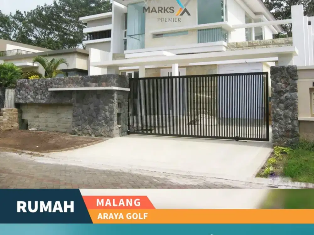 Dijual Rumah Mewah Kawasan Elit di Araya Golf Malang