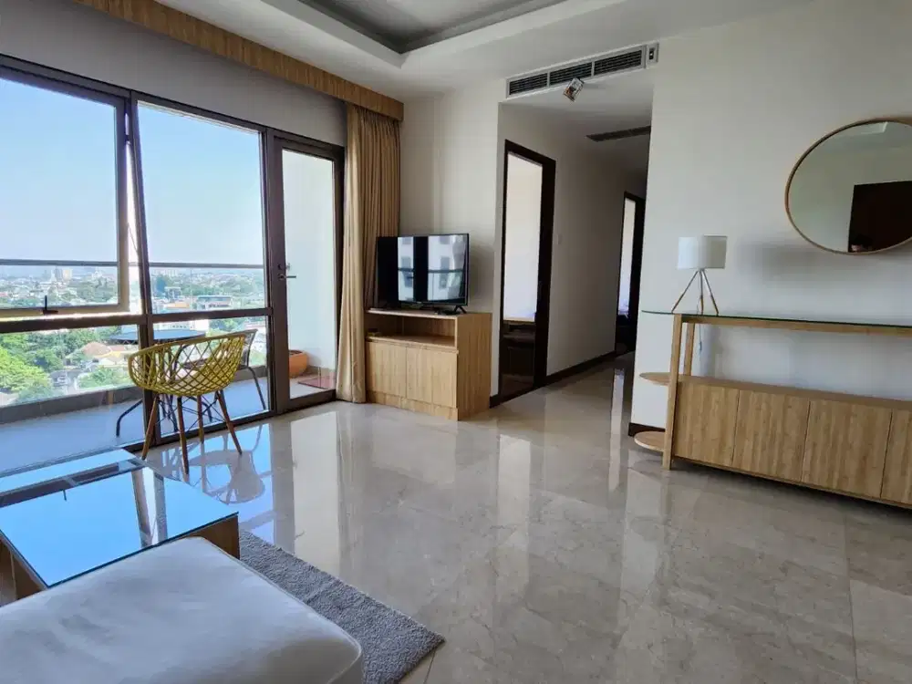 Dijual Apartemen Hegarmanah Residence 3BR Furnish Lantai 16