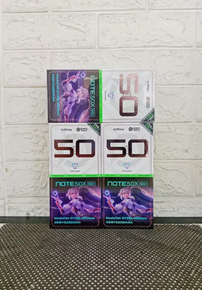 Baru..infinix Note 50x 5G Ram 8+8/256 Segel/Garansi resmi.