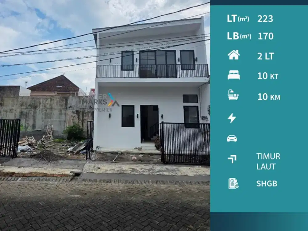 Dijual Rumah Kos + Tanah Lokasi Ekslusif di Pondok Blimbing Indah Malang