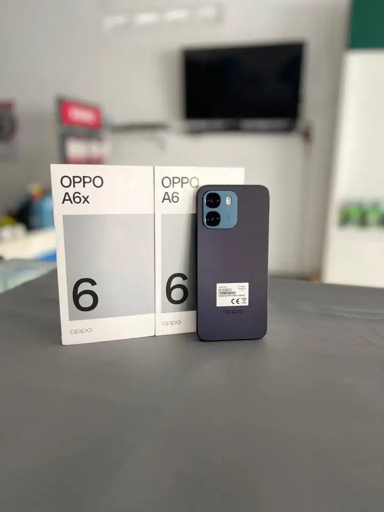 Oppo A6 NFC Batrai 7000mah Cas Vooc Udh pakai UFS