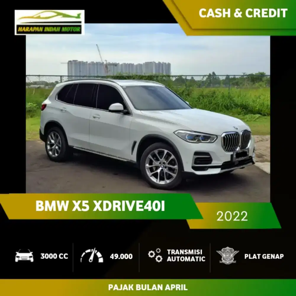 BMW X5 xDrive40i XLine X-Line 2022 Low KM 30RB Miles