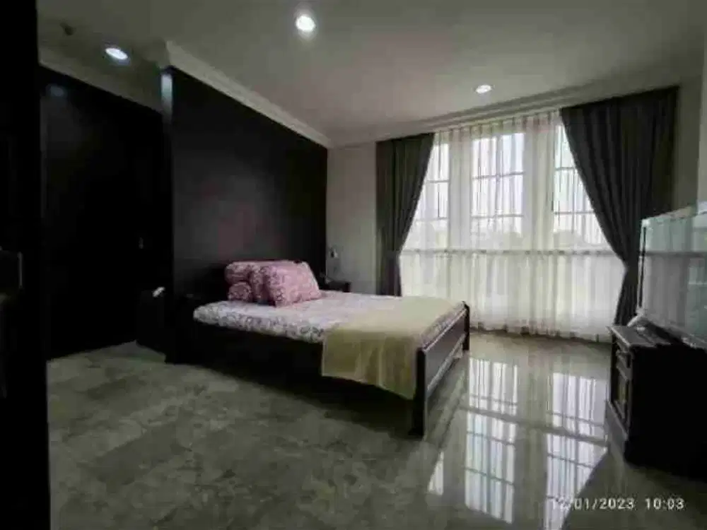 Dijual Apartemen Permata Hijau Tower 2 lt 3 luas 149 m2 ada 2+1 kt 2+1  km. full furniture, sertifikat Strate title, siap huni, Survei & nego!