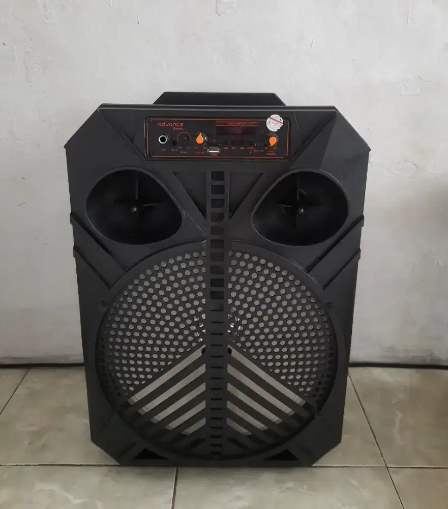Speaker Bluetooth 12inch Karaoke Advance S120 msh gress lengkap mulus