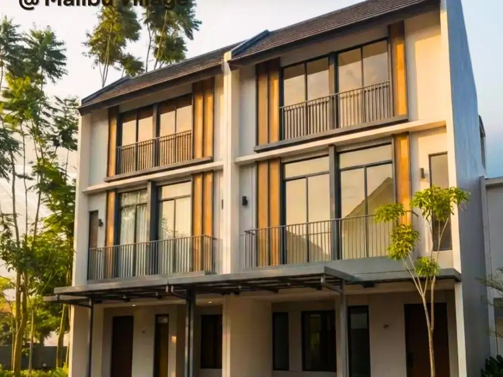 FREE PPN DTP Anza cluster malibu Village rumah 3 lantai 1,4 M an DP RENDAH