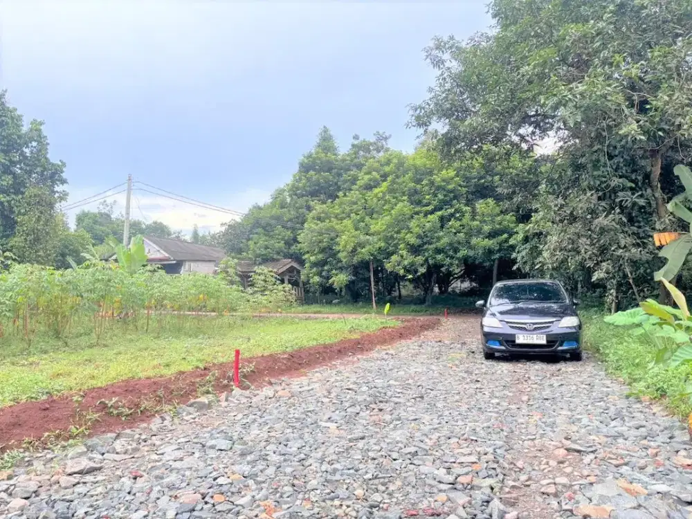 Harga 1 Juta-an/m2, Row 5m, 7 Menit Tol Burangkeng, Lokasi Anti Banjir