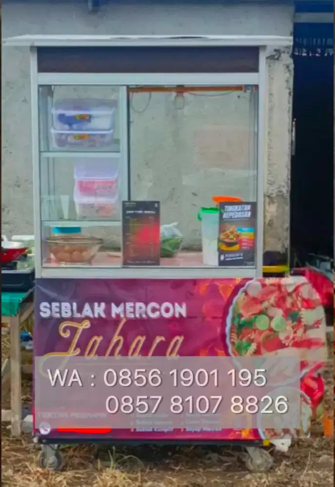 GEROBAK STAINLESS DENGAN RODA