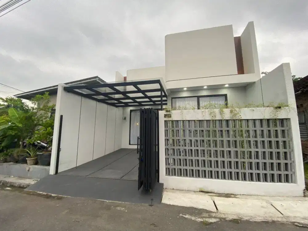 RUMAH CANTIK MINIMALIS MODERN FULLY FURNISHED TIMUR KOTAGEDE BANGUNTAPAN BANTUL