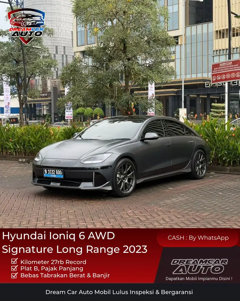 [KM27RB] Hyundai Ioniq 6 NIK 2023 Signature Long Range Listrik