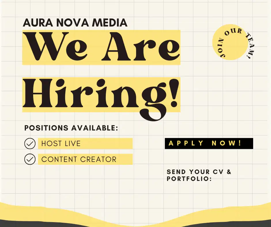 LOWONGAN HOST LIVE DAN CONTENT CREATOR