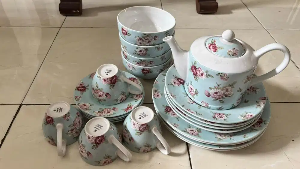 JUAL DINNER SET SHABBY CHIC MURAH
