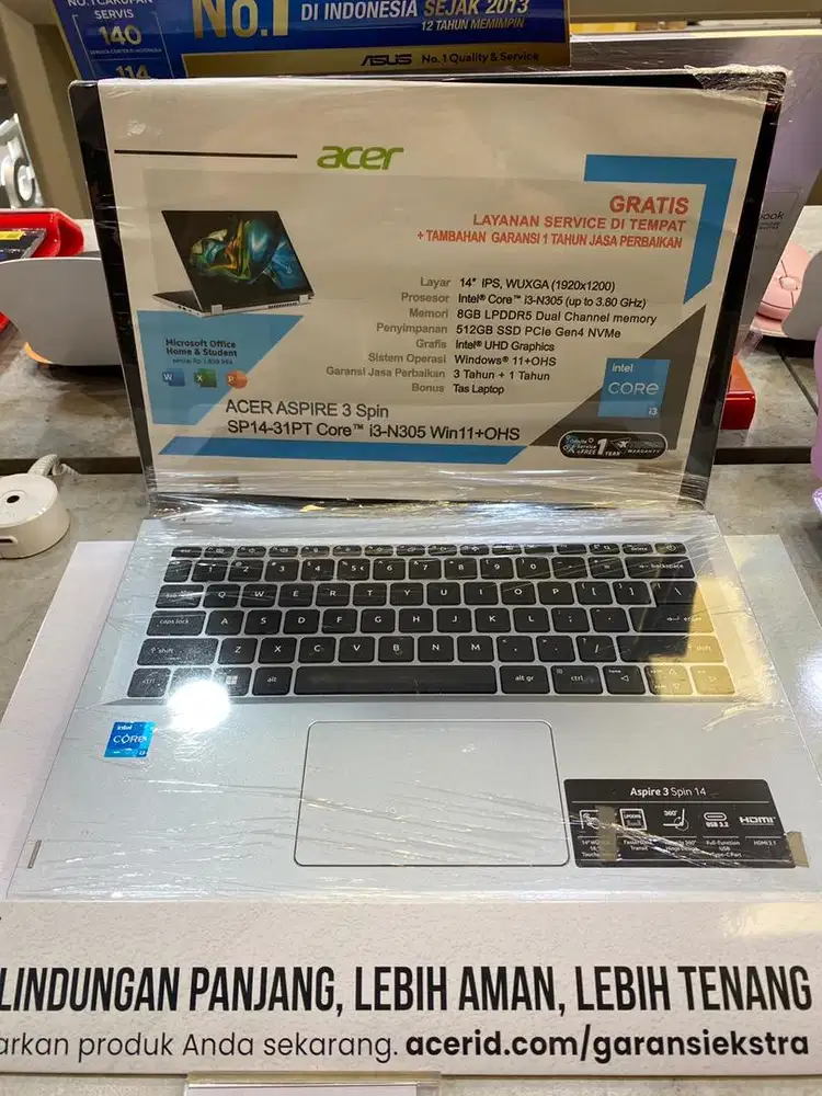 Jual laptop acer / hp / lenovo / asus