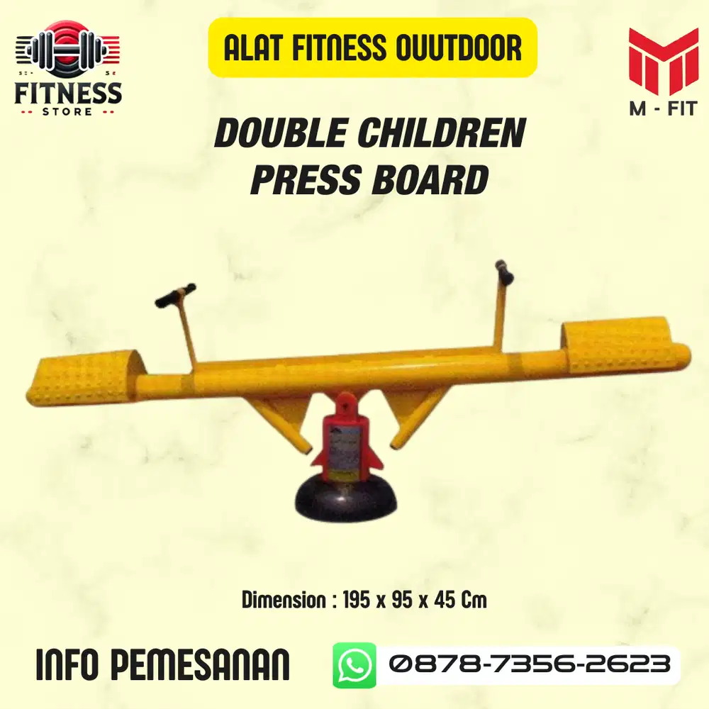 Alat Fitness Outdoor Double children press board
