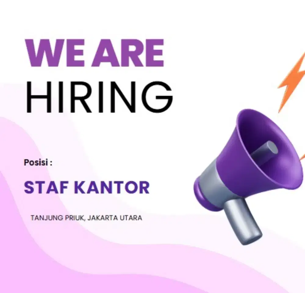 LOWONGAN KERJA ADMIN