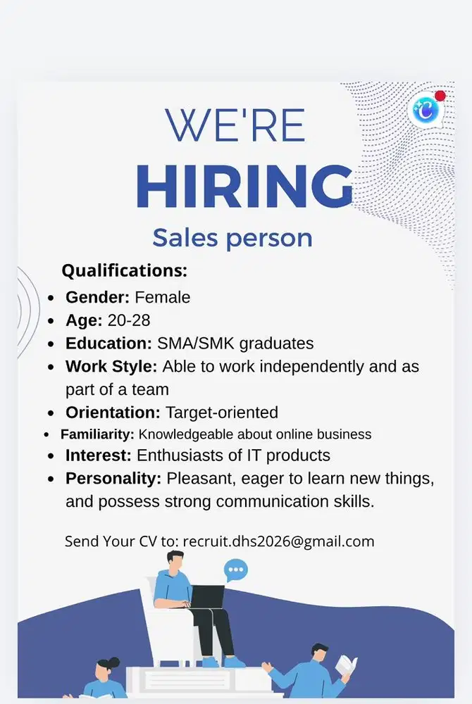 Sales online laptop/PC