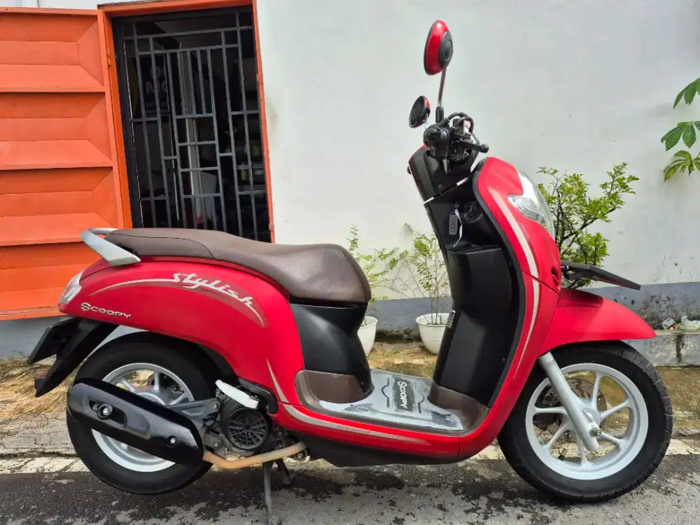 Honda Scoopy Stylish , Th 2020 , Merah ‼️