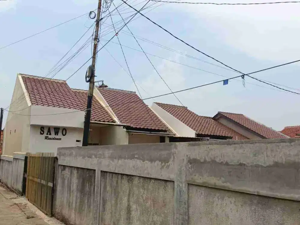 Disewakan Rumah Baru Dengan 2 KT Hanya 10 Menit Ke RS. Permata Depok Di Cluster Sawo Residence
