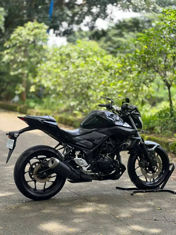 KM LOW! YAMAHA MT25 OLD 2018 HITAM PAJAK HIDUP SIAP TOURING