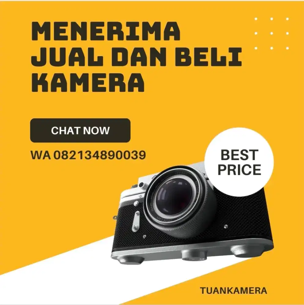 Menerima jual kamera bekas