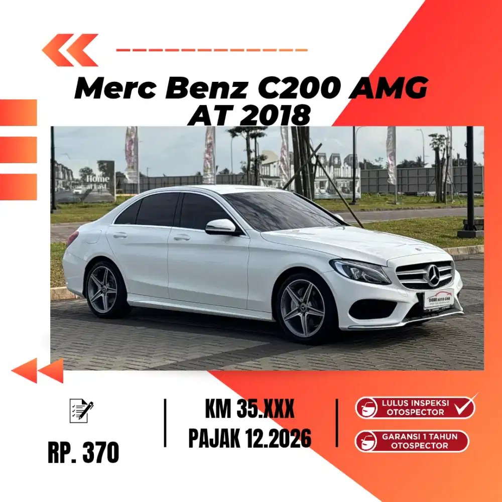 Merc Benz C200 Amg At 2018 KM 35Rb