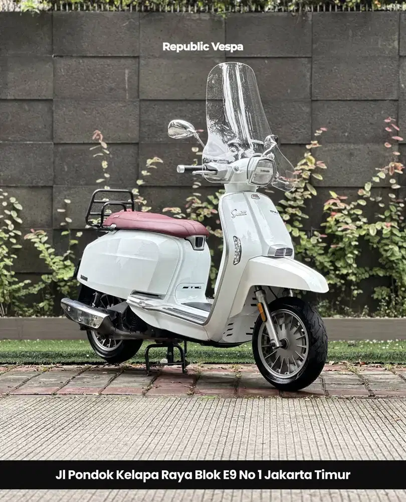LAMBRETTA SPECIAL V200 TH 2019 WARNA PUTIH PERFECT CONDITION